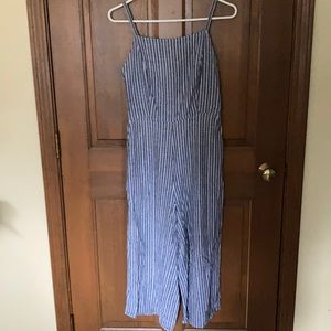 Chambray striped jumper